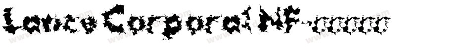 Lance Corporal NF字体转换